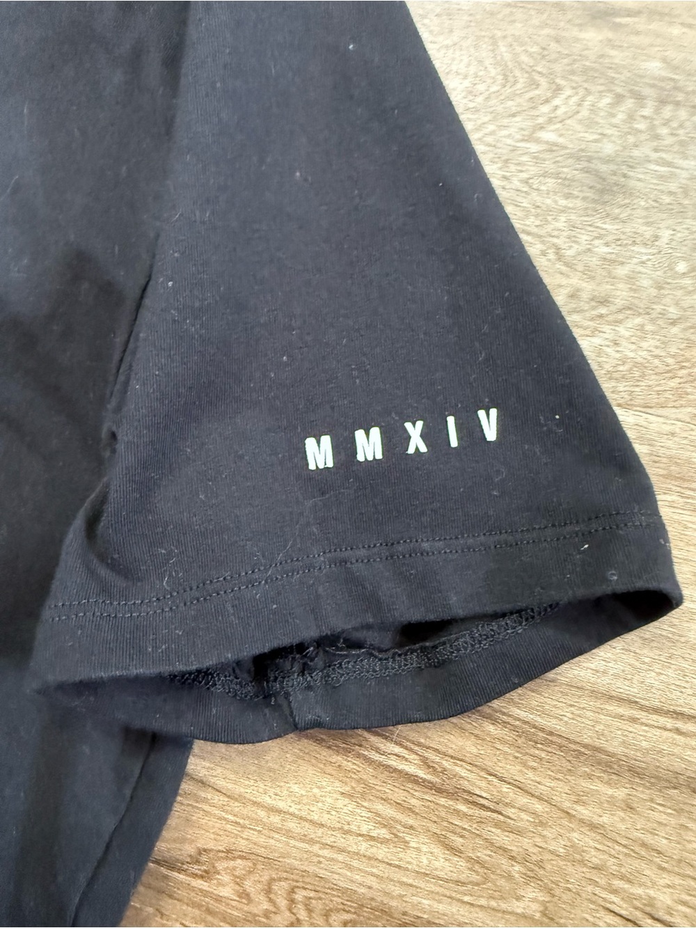 YoungLA Black Cropped Logo Tee - Picture 2 of 3